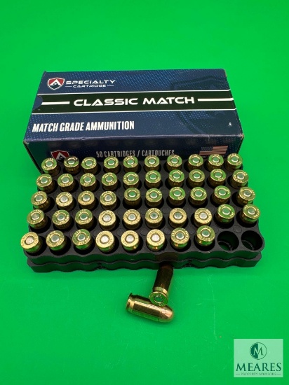 50 Rounds Atlanta Arms .380 ACP Match Ammo. 100 Grain FMJ