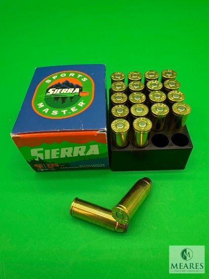 20 Rounds Sierra .45 Long Colt Ammo. 225 Grain Hollow Point