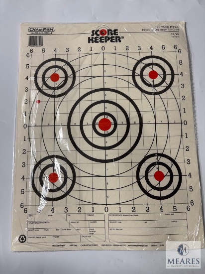 12 Pack Champion Scorekeeper Rifle Targets