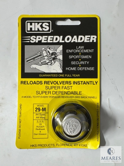 New HKS 44 Mag Speedloader for S&W 29,629 Colt Anaconda, Ruger Redhawk
