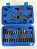 New 24 Piece Gunsmith Punch and Hammer Set in Hard Case