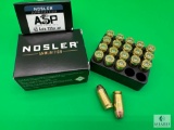 2 Boxes Nosler Match .45 ACP Ammo. 230 Grain Hollow Point