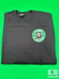 New Men's Gun and Coffee T-Shirt Size 2XL