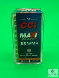 50 Rounds CCI Maxi Mag .22 Magnum Ammo 40 Grain TMJ