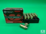 20 Rounds Atlanta Arms Elite Defense .45 ACP Ammo. 185 Grain Hollow Point Elite Defense