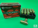 20 Rounds Atlanta Arms Elite Defense .45 ACP Ammo. 185 Grain Hollow Point Elite Defense