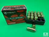 20 Rounds Atlanta Arms Elite Defense .45 ACP Ammo. 185 Grain Hollow Point Elite Defense