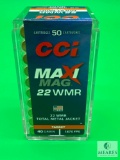 50 Rounds CCI Maxi Mag .22 Magnum Ammo 40 Grain TMJ