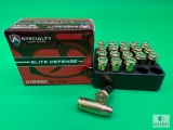 20 Rounds Atlanta Arms Elite Defense 9mm Ammo. 115 Grain Hollow Point