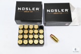 Two Boxes Nosler Match .45 Ammunition - 230-grain Hollow Point