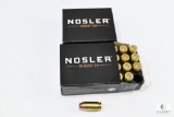 Two Boxes Nosler Match .45 Ammunition - 230-grain Hollow Point