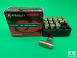 20 Rounds Atlanta Arms Elite Defense 9mm Ammo. 124 Grain Hollow Point