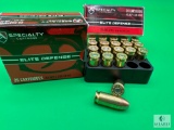 2 Boxes Atlanta Arms Elite Defense .45 ACP Ammo. 185 Grain Hollow Point