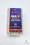50 Rounds CCI Maxi Mag.22 Magnum Ammo 40Grain TMJ