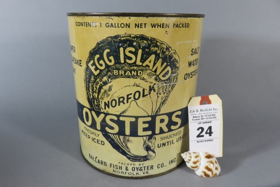 Egg Island Oyster Can