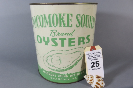 Pocomoke Sound Oyster Can