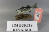 Jim Burtis Fish Carving
