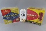 Alcan and Canuck Shot Shell Boxes