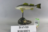 David Rhodes Carved Fish