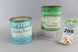 Lot of 2 Oyster Tins