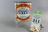 H and B Oyster Can