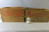 2 Wooden Shot Boxes