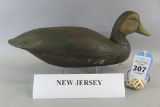New Jersey Black Duck Decoy