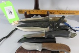 Lot of 4 Knives