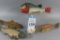 Lot of 5 Wooden Fish Decoys