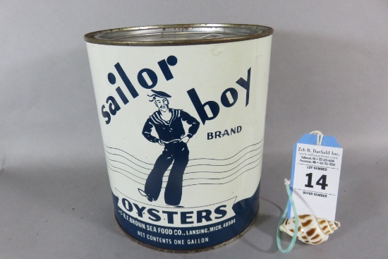 Sailor Boy Oyster Can