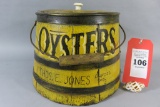 Early Wooden Bail Handle Oyster Bucket