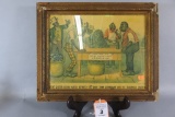 Framed Black Americana Auction Ad