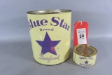 2 Blue Star Oyster Cans