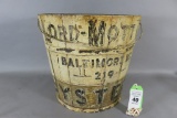 Wooden Lord-Mott Oyster Bucket