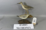 2 Harry McChesney Decorative Shoredird Carvings