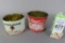 3 Crab Meat Tins