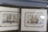 2 Framed Ship Prints