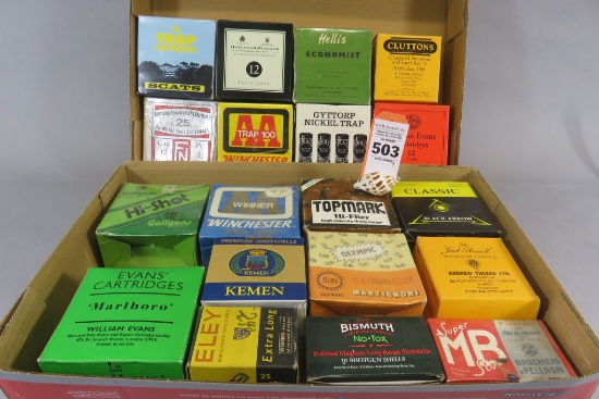 Lot of Advertising Shot Boxes