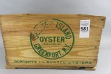Wooden Shelter Island Oyster Box
