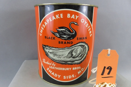 Black Swan Brand Oyster Can