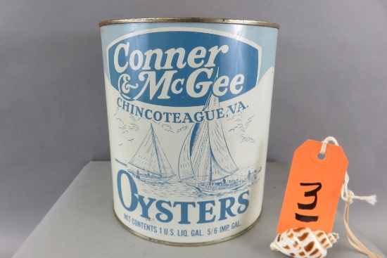 Conner & McGee Oyster Can