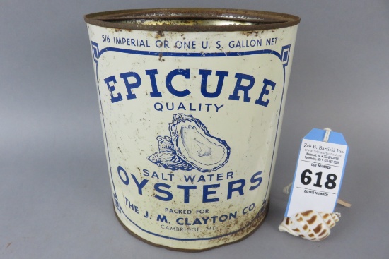 Epicure Oyster Can