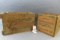 Lot of 2 Ammo Boxes