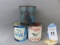 Lot of 3 Oyster Cans