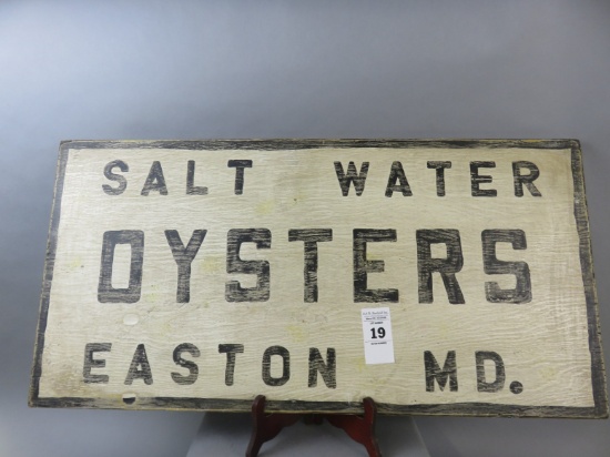 Easton, MD Oyster Sign