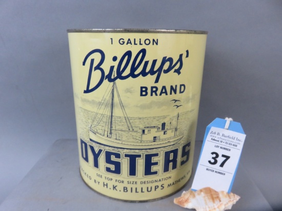 Billups Oyster Can