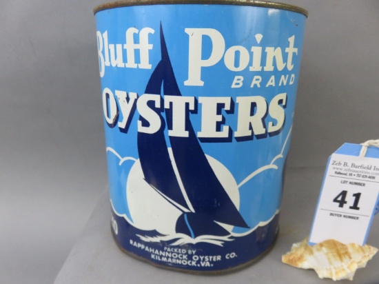 Bluff Point Oyster Can