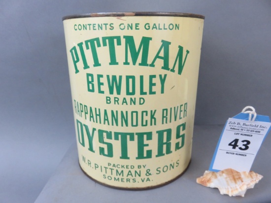 Pittman Bewdley Oyster Can