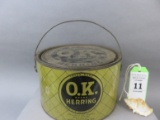 Bail Handle OK Herring Tin