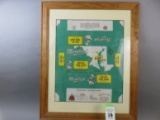 Framed Maryland Crab Cake Advertising